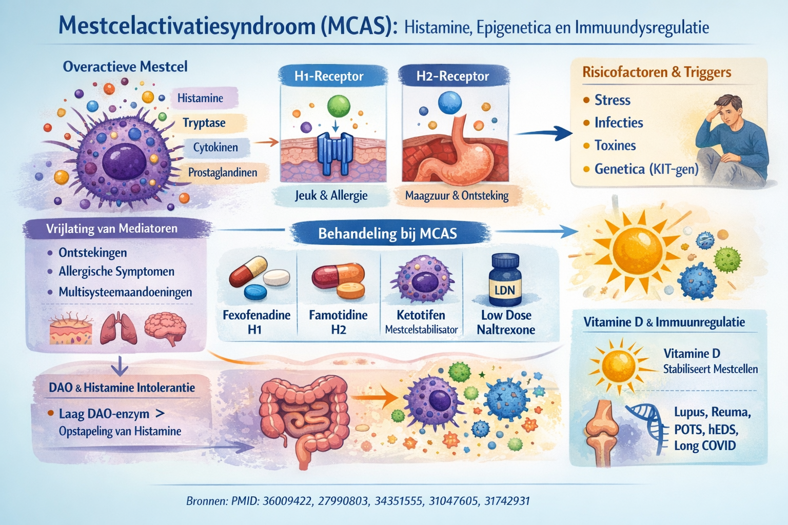 Mestcelactivatiesyndroom (MCAS)